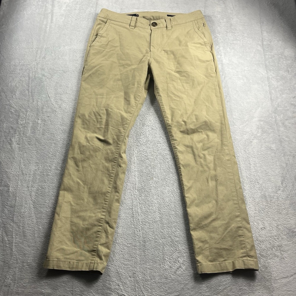 Roark Pants Mens 31x28‎ Beige Porter Chino 3.0 Streetwear Casual Travel Chino
